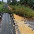 Prefeitura irá notificar empresa por derramamento de grãos em Corupá 