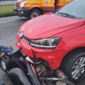 Motociclista sofre fratura exposta após acidente na BR-280