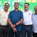Adriano Zimmermann e Dênis Lunelli participam de evento com Bolsonaro e Jorginho 