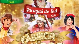Musical 'A Fantástica Fábrica do Papai Noel' chega a Jaraguá do Sul