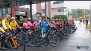 Mais de 220 ciclistas toparam os desafios do Circuito Vale do Encantos em Jaraguá 