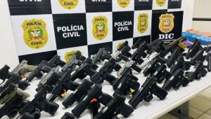 Mais de cem armas furtadas de loja em Joinville são recuperadas três dias após o crime