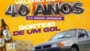 Valério Gorges, 40 anos de Rádio Jaraguá 