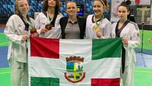 Jaraguaenses faturam medalhas em evento internacional de taekwondo