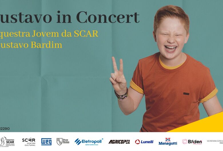 Shows da Turnê de Gustavo Bardim com Orquestra Jovem da SCAR iniciam nesta sexta-feira (19)