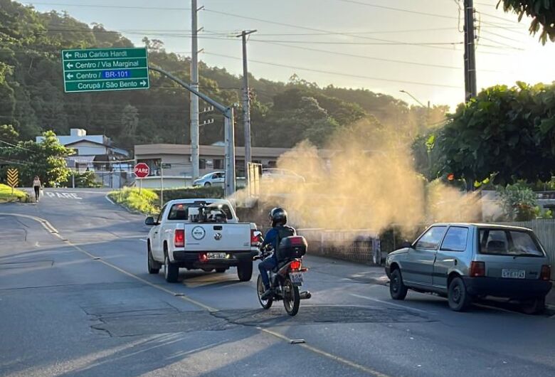 Fumacê será aplicado com carro do Estado nesta terça-feira (16) no Jaraguá Esquerdo e Vila Lenzi