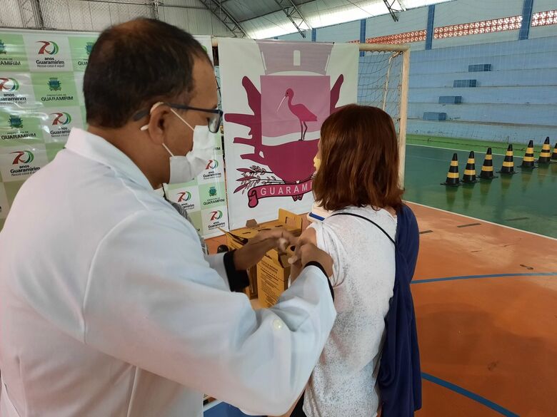 Guaramirim libera agendamento da vacina contra a covid-19 para pessoas de 52 anos - Crédito: Arquivo / Divulgação 
