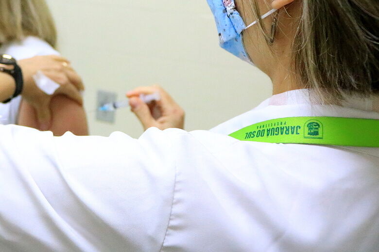 Gripe: a duas semanas do fim, campanha tem 52% das doses aplicadas em Jaraguá  - Crédito: Divulgação 