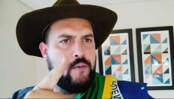 Zé Trovão está no México e diz que será preso - Crédito: Reprodução redes sociais