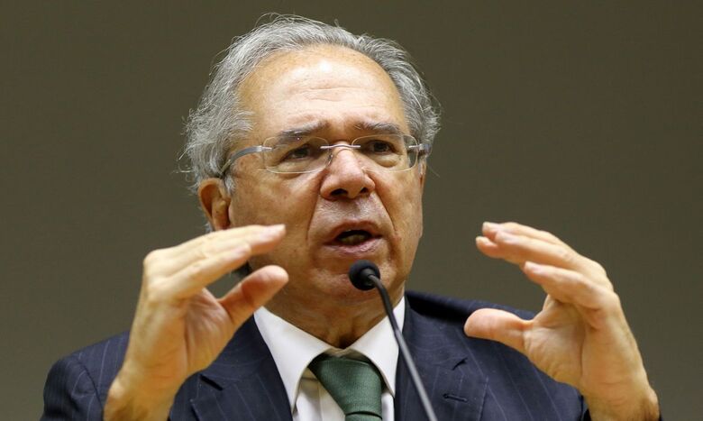 Dólar cai e bolsa reduz perdas após discurso do ministro da Economia - Crédito: Wilson Dias / Agência Brasil 