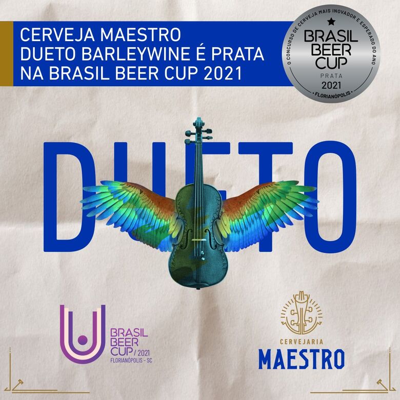 Cervejaria Maestro é prata no Brasil Beer Cup 2021! - Crédito: Divulgação 