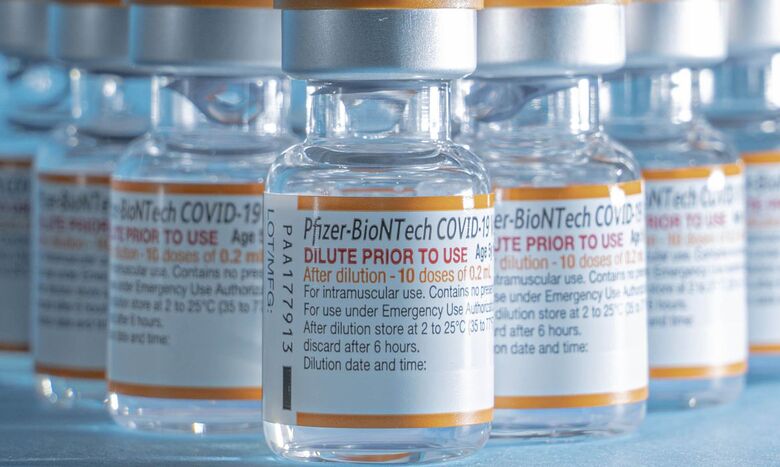 Novo carregamento da vacina pediátrica da Pfizer chega ao Brasil - Crédito: Myke Sena/MS
