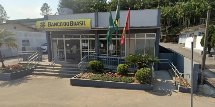 Agência do Banco do Brasil de Schroeder é arrombada - Crédito: Reprodução Google 