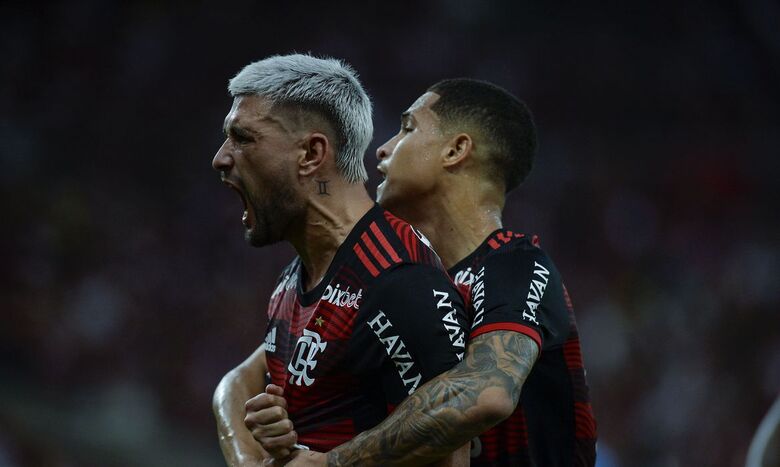 Arrascaeta desequilibra e Flamengo faz placar para chegar às quartas - Crédito: Marcelo Cortes / Flamengo
