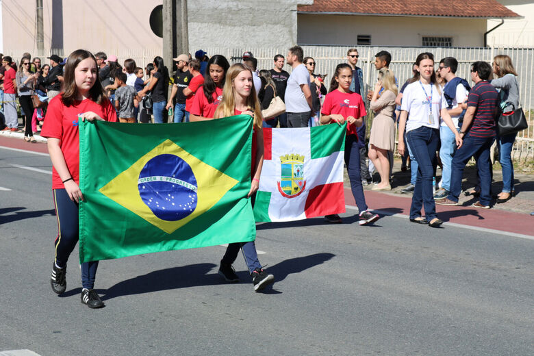 Desfile Cívico de 7 de setembro de Jaraguá será na Via Verde este ano - Crédito: Divulgação / Prefeitura de Jaraguá do Sul