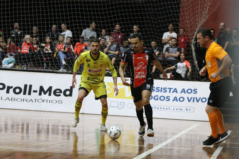 Jaraguá Futsal leva virada no clássico em Joinville pela LNF - Crédito: Juliano Schmidt/JEC