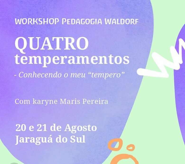 Workshop em Jaraguá detalha sobre pedagogia Waldorf  - Crédito: Reprodução