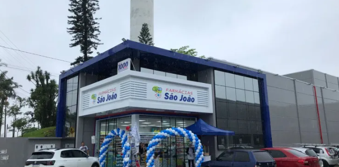 Inaugurada 3ª filial da Rede de Farmácias São João em Jaraguá do Sul - Crédito: Divulgação 