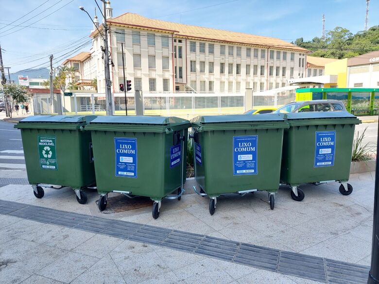 Samae de Jaraguá disponibiliza novos contentores para resíduos - Crédito: Divulgação / Prefeitura de Jaraguá do Sul
