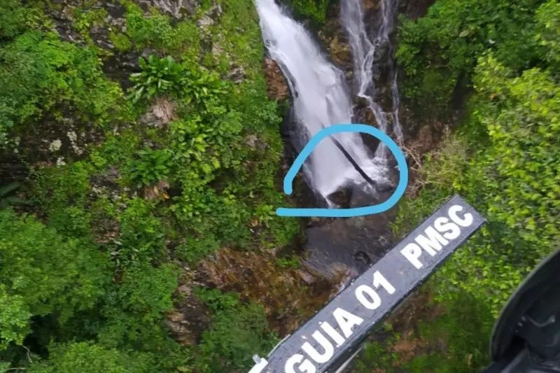 Identificada jovem morta após queda de cachoeira em Joinville